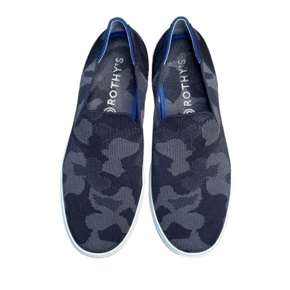 Rothy’s | Original Grey Camo Slip On Sneakers